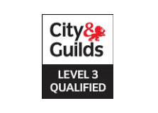 City & Guilds Level 3 Qualified